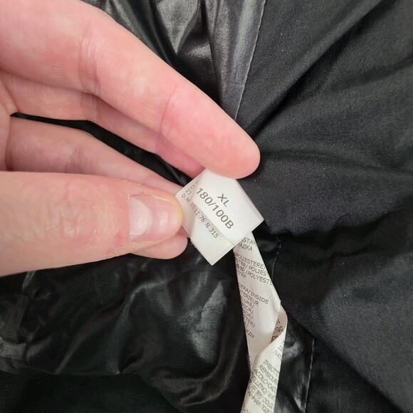 Paul & Shark Yachting Goose Down Puffer Jacket Size XL Mens Black Streetwear Y2K - Picture 10 of 11